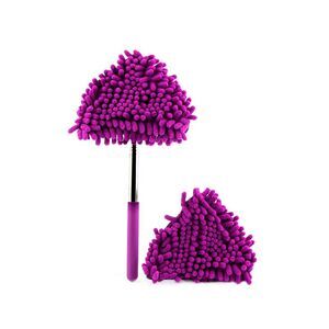 Smart Home Retractable Long Handle Microfiber Dusting Tools with Rotating Heads